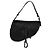 Borsa Saddle in pelle di vitello intrecciata nera ultramatte Christian Dior Nero
