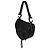 Borsa Saddle in pelle di vitello intrecciata nera ultramatte Christian Dior Nero - vista 3
