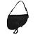 Borsa Saddle in pelle di vitello intrecciata nera ultramatte Christian Dior Nero - vista 7