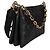 Louis Vuitton Coussin MM in pelle di agnello nera con monogramma in rilievo Nero - vista 2