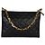 Louis Vuitton Coussin MM in pelle di agnello nera con monogramma in rilievo Nero - vista 3