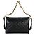 Louis Vuitton Coussin MM in pelle di agnello nera con monogramma in rilievo Nero - vista 8