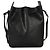 Piccola borsa bucket in pelle di vitello nera Saint Laurent Nero