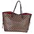 Louis Vuitton Damier Ebene Canvas Neverfull GM Marrone - vista 2