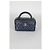 Vanity Beauty Case Chanel Navy in Agnello Trapuntato con Manico e Catena Blu - vista 8