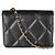 Timeless Mini borsa flap Chanel in pelle di vitello trapuntata nera e strass Nero - vista 2