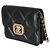 Timeless Mini borsa flap Chanel in pelle di vitello trapuntata nera e strass Nero - vista 3