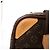 Borsa da viaggio Louis Vuitton Satellite 50 in tela Monogram marrone Beige - vista 8