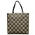 Borsa Tote Fendi marrone in pelle e PVC - vista 2
