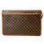 Céline Borsa a tracolla Celine motivo Macadam Marrone - vista 2