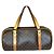 Céline Celine Mini Boston Handtasche mit Macadam-Muster Braun - Ansicht 2