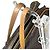 Céline Celine Mini Boston Handtasche mit Macadam-Muster Braun - Ansicht 5