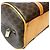 Céline Celine Mini Boston Handtasche mit Macadam-Muster Braun - Ansicht 6