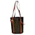 Céline Borsa a secchiello Celine motivo Macadam Marrone - vista 2