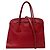 Borsa a tracolla in pelle bordeaux Prada Bordò