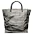 Borsa Tote Prada in nylon nero e plastica  - vista 2