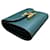 Céline Celine Triomphe Compact Wallet mit Klappe Grün  - Ansicht 9