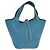 Hermès Bolso Picotin Hermes Clemence PM Azul