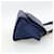 Céline Celine Trapeze in pelle e camoscio Medium Blu - vista 4