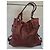 Autre Marque Borsa in pelle B.Makowsky Bordeaux Marrone - vista 2