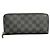 Louis Vuitton Damier Graphite Zippy Wallet Schwarz
