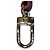 Bracciale Charm Louis Vuitton Damier Graphite Nero Blu - vista 2