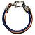 Bracciale Charm Louis Vuitton Damier Graphite Nero Blu - vista 6