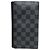 Portafoglio bi-fold Louis Vuitton Damier Graphite Columbus Nero