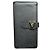 Louis Vuitton Taurillon LV Vertikaler Long Wallet Schwarz