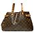 Louis Vuitton Batignolles Horizontal Tote Bag Braun