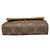 Clutch Pochette Florentine Louis Vuitton Marrone - vista 3