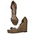 Sandali con zeppa in scamosciato vintage Gucci Beige EU37.5