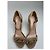 Sandali con zeppa in scamosciato vintage Gucci Beige EU37.5 - vista 8