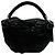 Bolsa de ombro hobo em couro acolchoado preto Akris