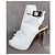 Hermès Sandali in pelle bianca con cinturino alla caviglia Bianco - vista 4