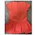 Chloé Mädchen Sommerkleid Koralle mit Ananas-Motiv Orange - Ansicht 3