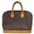 Borsa Louis Vuitton Alma Monogram Canvas PM Marrone