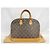Borsa Louis Vuitton Alma Monogram Canvas PM Marrone - vista 2