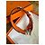 Hermès Orange Grained Leather Dog Collar - view 7