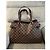 Louis Vuitton Borsa Tote Damier Ebene Marrone - vista 2