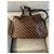 Louis Vuitton Borsa Tote Damier Ebene Marrone - vista 3