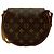 Borsa a tracolla in pelle Louis Vuitton Monogram Marrone - vista 4