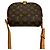 Borsa a tracolla in pelle Louis Vuitton Monogram Marrone - vista 5