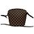 Borsa a tracolla Louis Vuitton Drouot Damier Marrone - vista 2