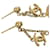 Orecchini Chanel Coco Mark Coin D'oro - vista 4