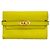 Hermès Cartera Hermes Kelly Compact de piel Epsom Amarillo - vista 2