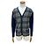 Hermès Hermes Wollstrickjacke Blau