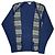 Hermès Hermes Wollstrickjacke Blau - Ansicht 6