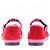 Autre Marque Bailarinas "Aurélie" en terciopelo rojo Roja - vista 3