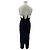 Vestido sem alças preto Alain Manoukian de lã S - vista 2